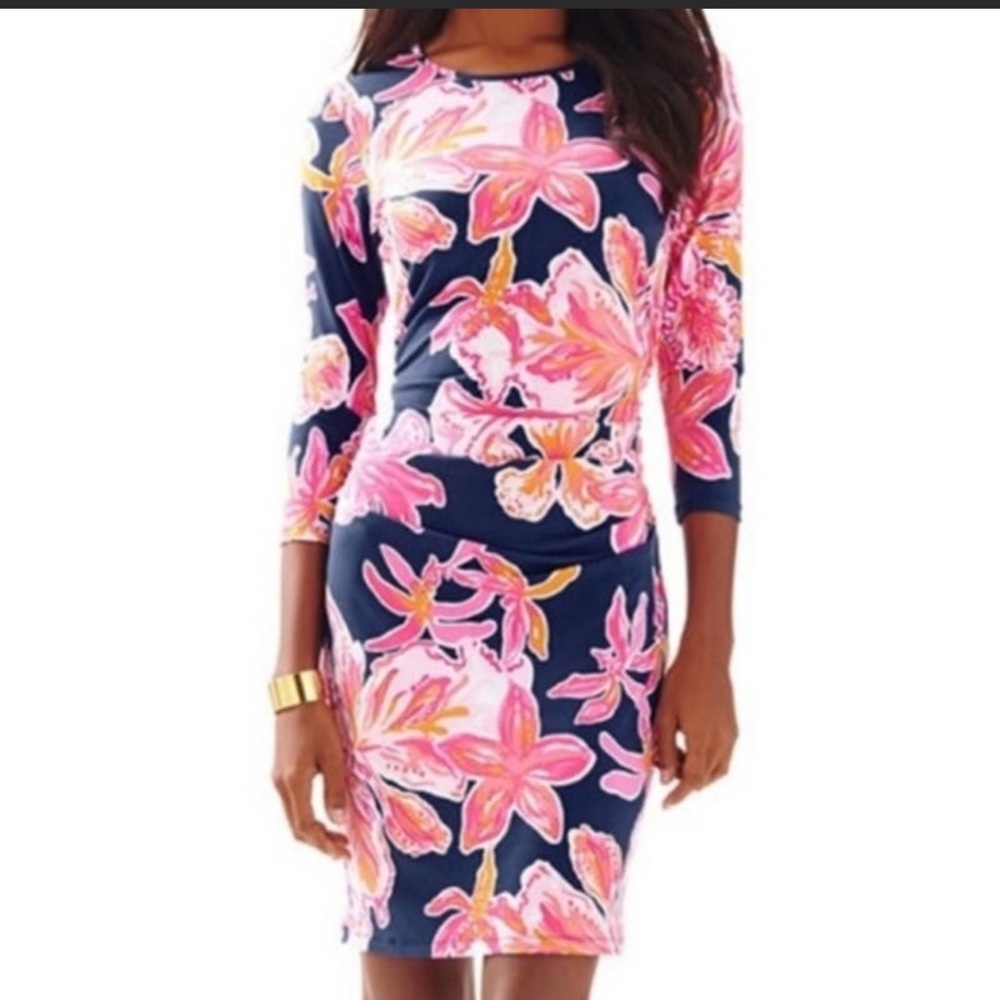 Lilly Pulitzer Madison Fitted Body Con Dress XL
